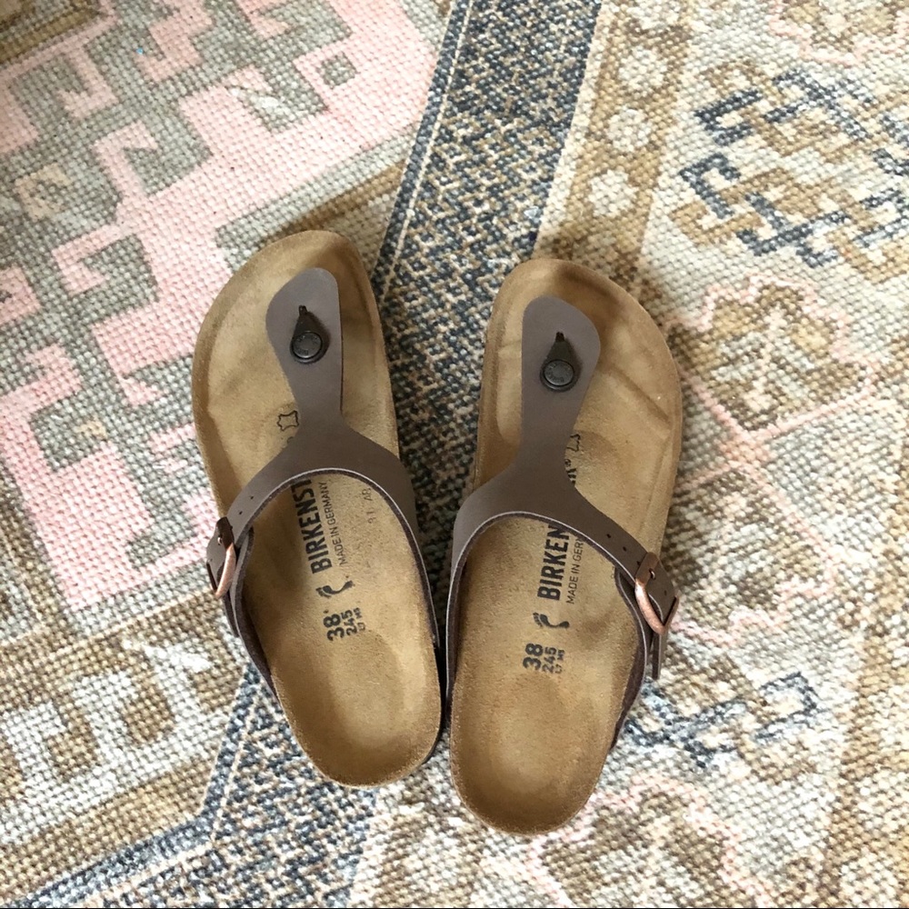 BIRKENSTOCK | Gizeh Thong Mocca Narrow 38 NWOT